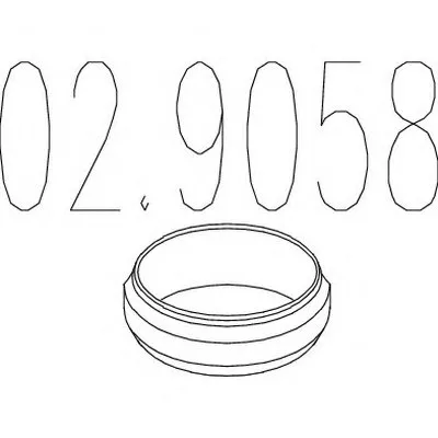 Прокладка, труба выхлопного газа MTS купить