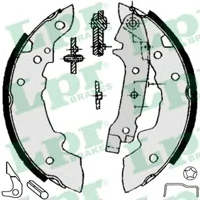 Комплект тормозных колодок LPR купить