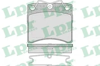 Комплект тормозных колодок, дисковый тормоз LPR купить