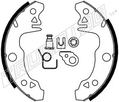 Комплект тормозных колодок TRUSTING купить