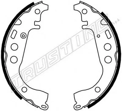 Комплект тормозных колодок TRUSTING купить