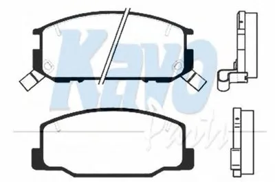 Комплект тормозных колодок, дисковый тормоз MK KASHIYAMA KAVO PARTS купить