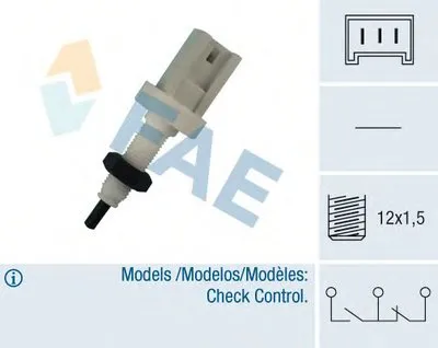Выключатель фонаря сигнала торможения FAE купить