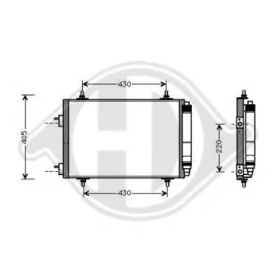 Конденсатор, кондиционер DIEDERICHS купить