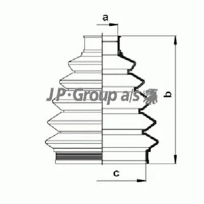 Комплект пылника, приводной вал QH JP GROUP купить
