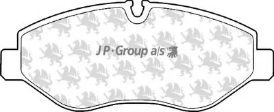 Комплект тормозных колодок, дисковый тормоз QH JP GROUP купить