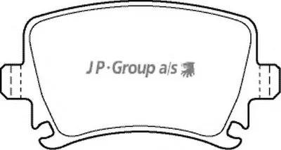 Комплект тормозных колодок, дисковый тормоз QH JP GROUP купить