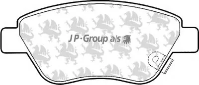 Комплект тормозных колодок, дисковый тормоз QH JP GROUP купить