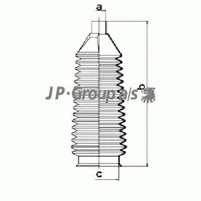 Пыльник, рулевое управление QH JP GROUP купить