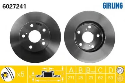 Тормозной диск GIRLING купить