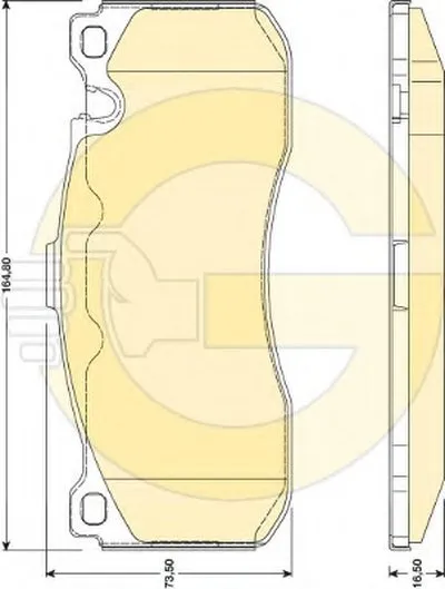 Комплект тормозных колодок, дисковый тормоз GIRLING купить