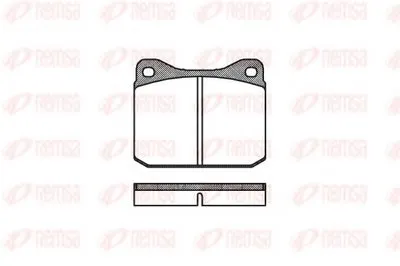 Комплект тормозных колодок, дисковый тормоз KAWE купить