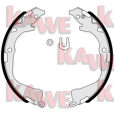 Комплект тормозных колодок KAWE купить