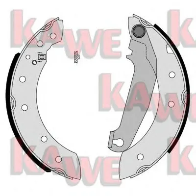 Комплект тормозных колодок KAWE купить
