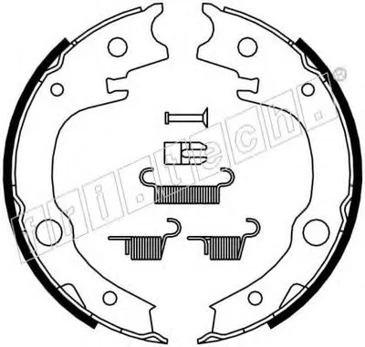 Комплект тормозных колодок, стояночная тормозная система fri.tech. купить