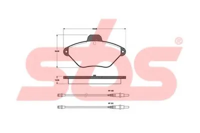 Комплект тормозных колодок, дисковый тормоз sbs купить