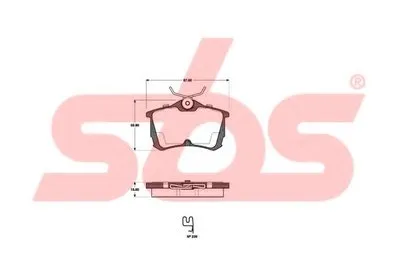 Комплект тормозных колодок, дисковый тормоз sbs купить