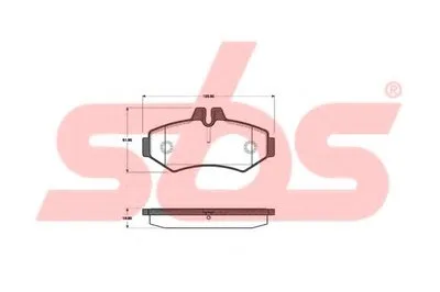 Комплект тормозных колодок, дисковый тормоз sbs купить