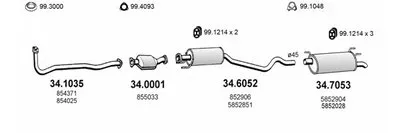 Система выпуска ОГ ASSO купить