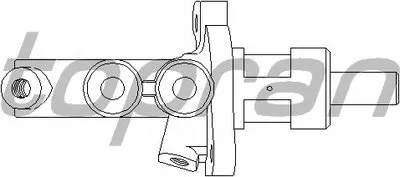 целиндер ручного тормоза TOPRAN купить