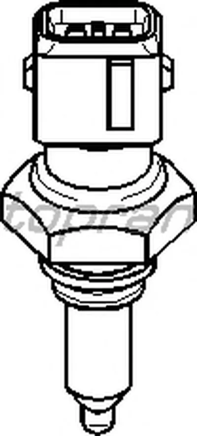 Датчик, температура охлаждающей жидкости; Датчик, температура масла TOPRAN купить