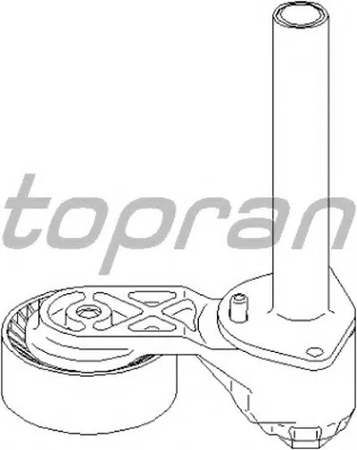 Натяжитель ремня, клиновой зубча TOPRAN купить