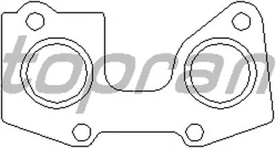 Прокладка, выпускной коллектор TOPRAN купить