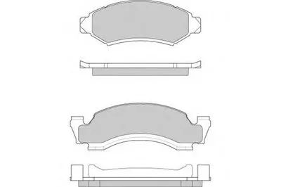 Комплект тормозных колодок, дисковый тормоз E.T.F. купить