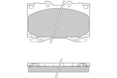 Комплект тормозных колодок, дисковый тормоз E.T.F. купить