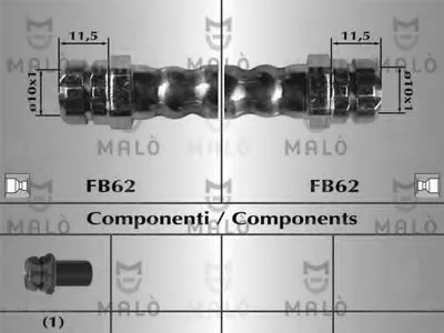 Тормозной шланг MALÒ купить