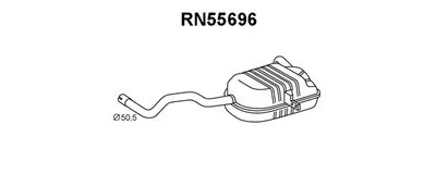 Глушитель выхлопных газов конечный VENEPORTE купить