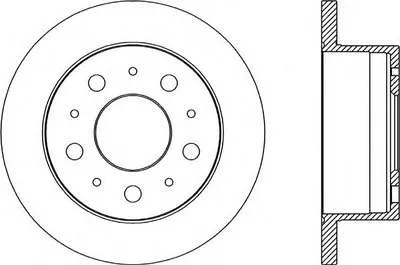 Тормозной диск ADAPTIVE OPEN PARTS купить