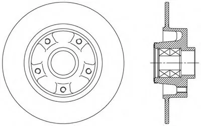 Тормозной диск ADAPTIVE OPEN PARTS купить