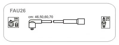 Комплект проводов зажигания JANMOR купить