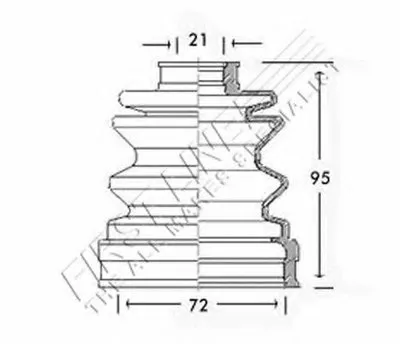 Пыльник, приводной вал FIRST LINE купить