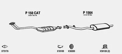 Система выпуска ОГ FENNO купить