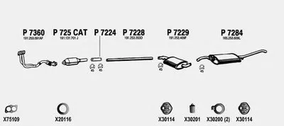 Система выпуска ОГ FENNO купить