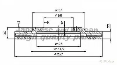 Тормозной диск ASHUKI купить