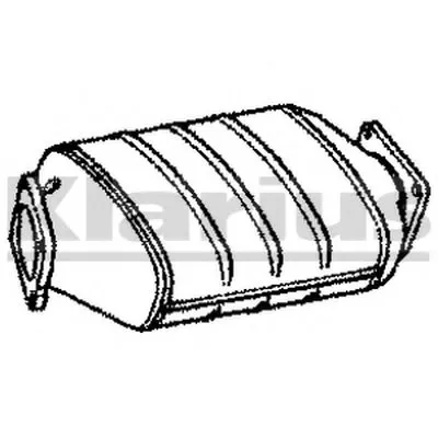 Сажевый / частичный фильтр, система выхлопа ОГ KLARIUS купить