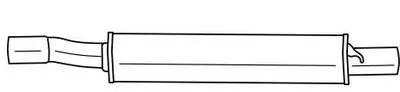 Средний глушитель выхлопных газов SIGAM купить
