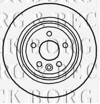 Тормозной диск BORG & BECK купить