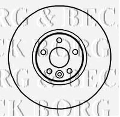 Тормозной диск BORG & BECK купить