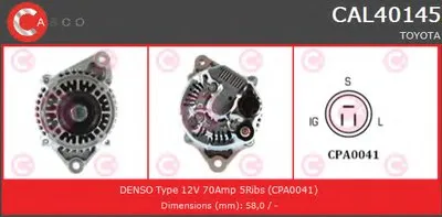 Генератор BRAND NEW SERIES CASCO купить