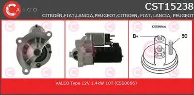 Стартер GENUINE SERIES CASCO купить