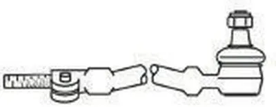 Наконечник поперечной рулевой тяги FRAP купить