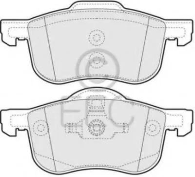 Комплект тормозных колодок, дисковый тормоз EEC купить