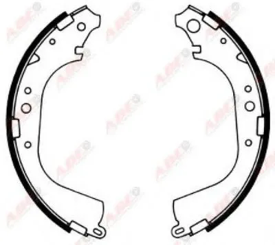 Комплект тормозных колодок ABE купить