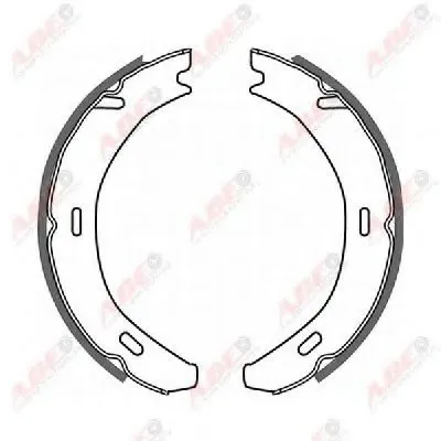 Комплект тормозных колодок, стояночная тормозная система ABE купить