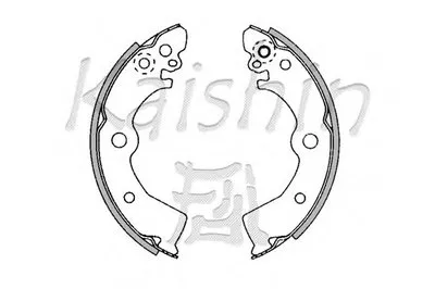 Комплект тормозных колодок KAISHIN купить