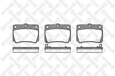 Комплект тормозных колодок, дисковый тормоз STELLOX купить